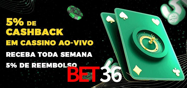 Promoções do cassino ao Vivo BET36